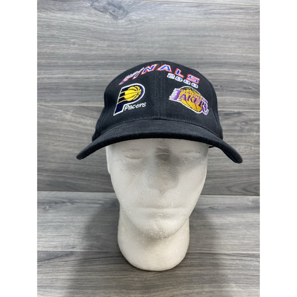 2000 NBA Finals Lakers Pacers Hat Adjustable Vintage Basketball Logo Athletics